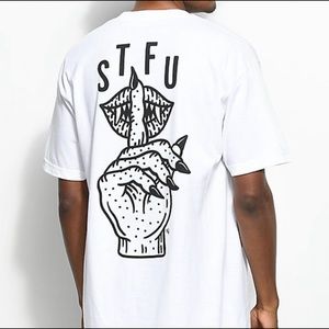 ALSTYLE CLASSIC MENS WHITE STFU TEE SZ:LGG NWOT🏷
